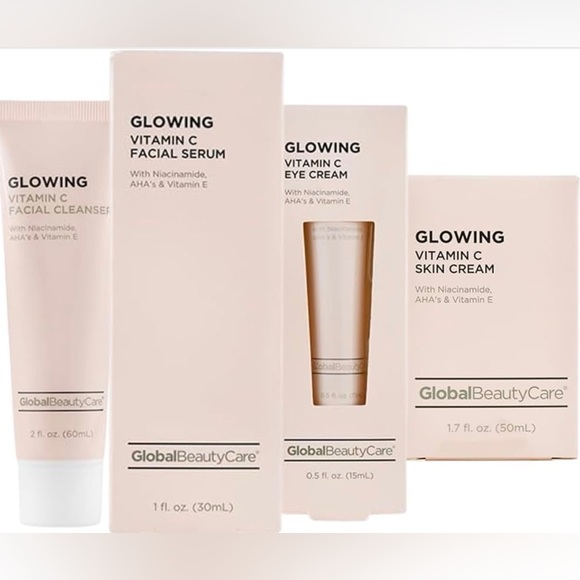 Global Beauty Care Vitamin C 4PCS Skincare Set - NEW - Picture 3 of 8